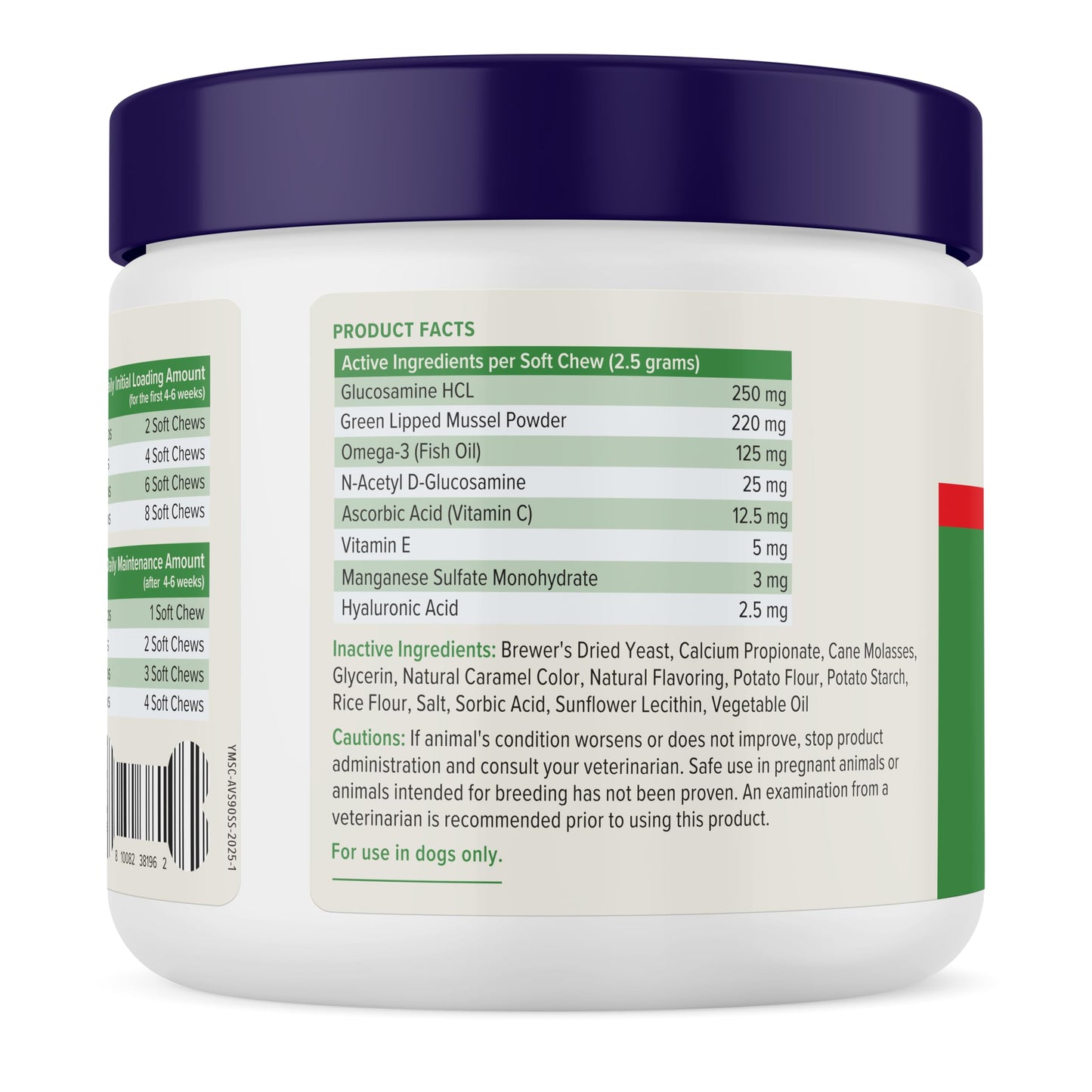 Yumove Hip & Joint Supplement for Dogs with Glucosamine, Hyaluronic Acid, Green Lipped Mussel & Omega 3 Joint Supplement - Regular or Advanced Strength (90 Count, Advanced Vet Strength Soft Chews) YuMOVEBuy Supplements Australia