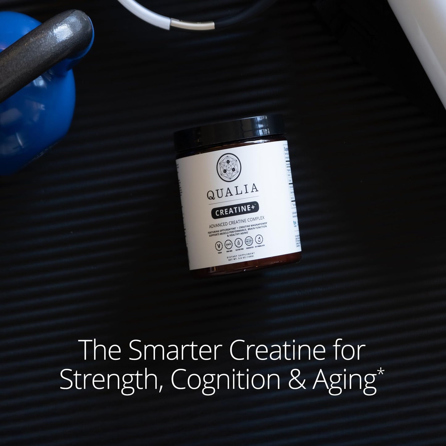 Qualia Creatine | Advanced Creatine Complex | 2 Sources + Magnesium | Optimized Absorption | Muscle Performance, Brain Function, & Healthy Aging (30 Servings) QUALIA LIFE SCIENCES buy supplements Au