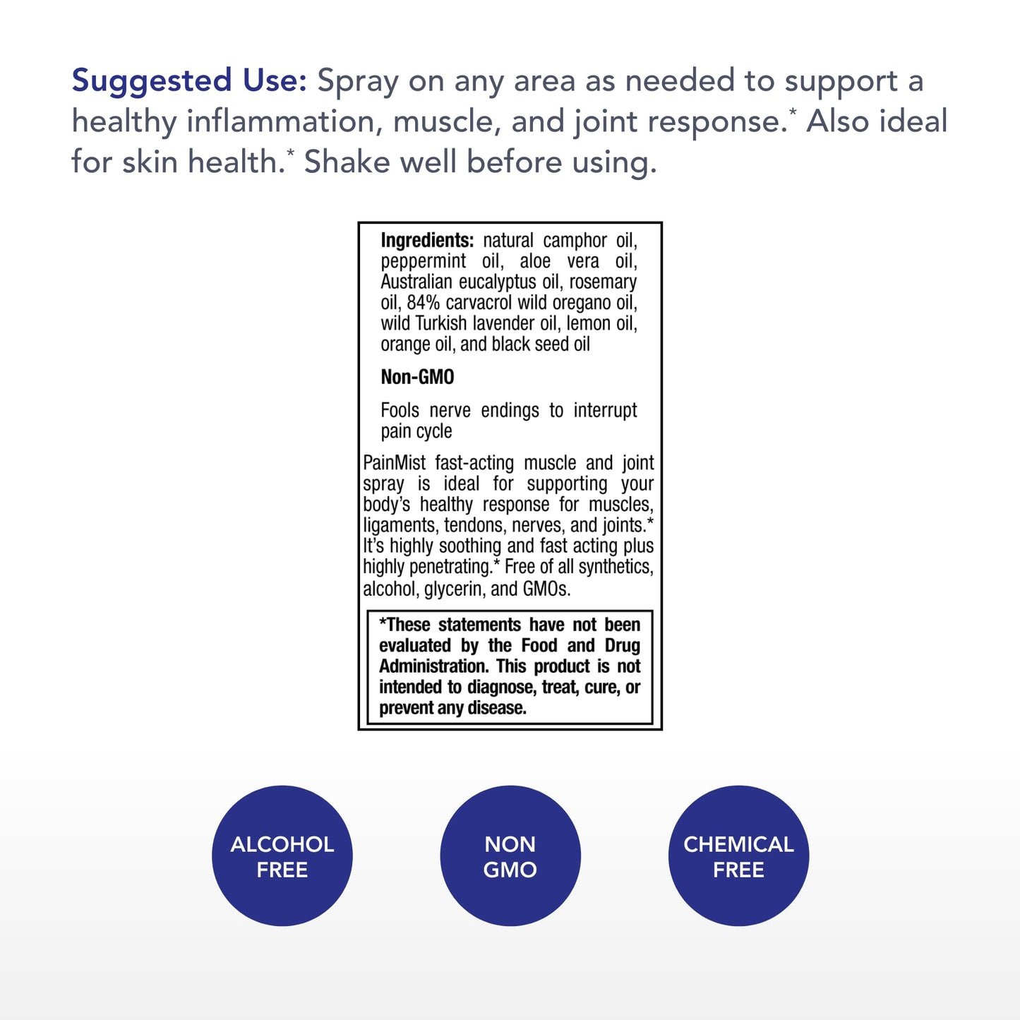 Physician's Strength PainMist - 1 fl oz - Healthy Inflammation Support - Non-GMO Physician's StrengthBuy Supplements Australia