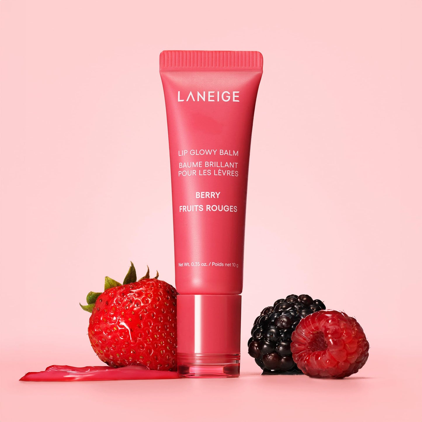 LANEIGE Lip Glowy Balm, Berry: Sheer Tinted Lip Moisturizer with Shea Butter, for Hydrating Shine & Soft Lips LANEIGEBuy Supplements Australia