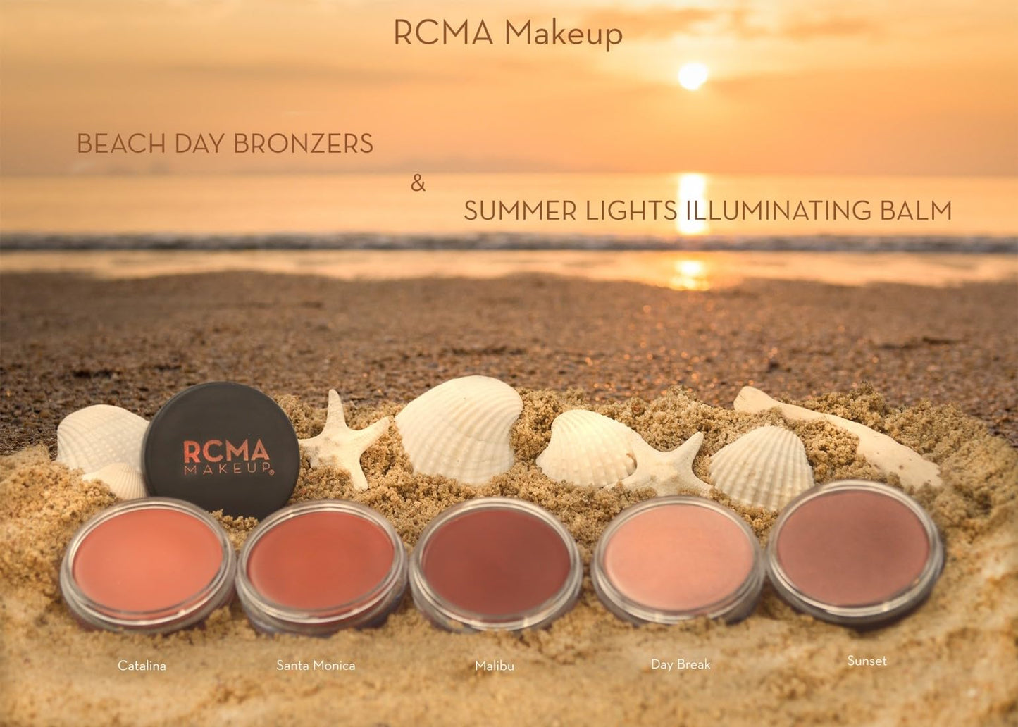 RCMA Beach Day Bronzers | Cream to Powder | Sunny Appearance | Ultra Smooth Texture | Santa Monica .42oz RCMABuy Supplements Australia
