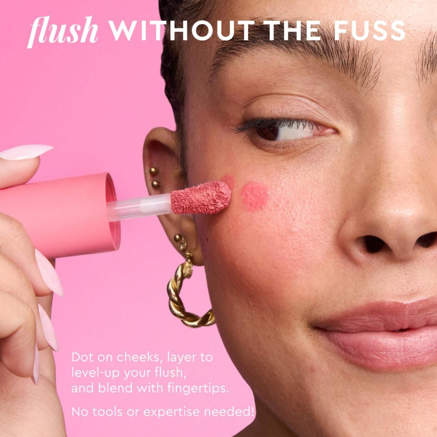 Glow Recipe Niacinamide Dewy Flush Tinted Liquid Blush Serum - Glowy Blush for Cheeks to Smooth, Hydrate & Brighten - Liquid Korean Makeup with Buildable Soft Pink Tint - Watermelon Flush (0.4 oz) Glow RecipeBuy Supplements Australia