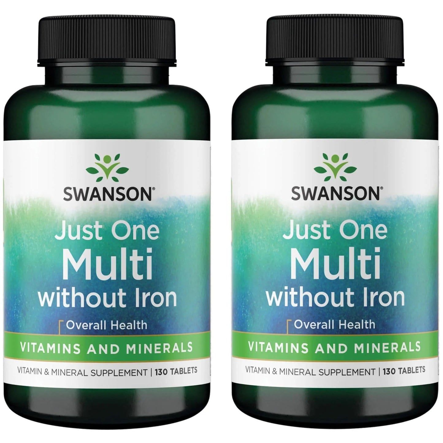 Swanson Century Formula Multivitamin Without Iron 130 Tabs (2 Pack) Swanson