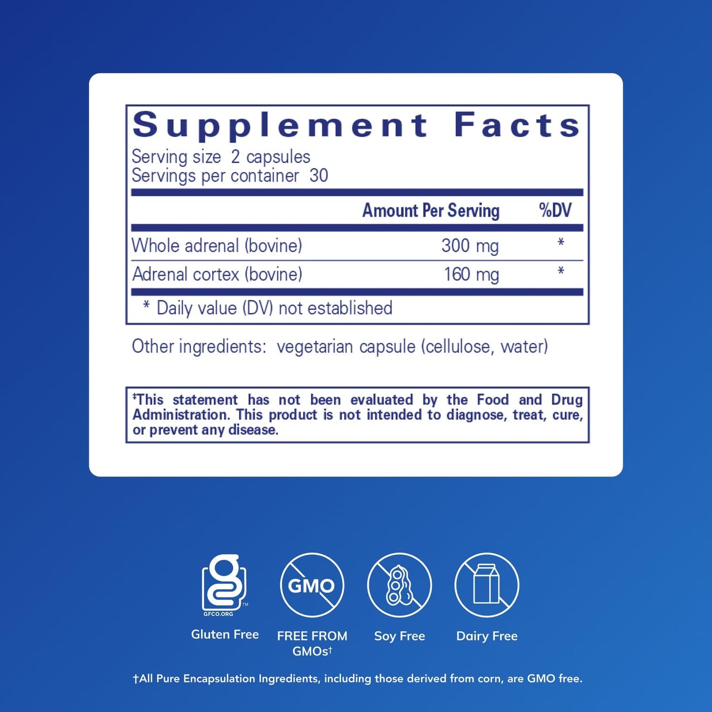 Pure Encapsulations Adrenal Cortex Supplement – Supplement to Support Cortisol Health, Energy Levels, Stress Moderation, and Gland Function