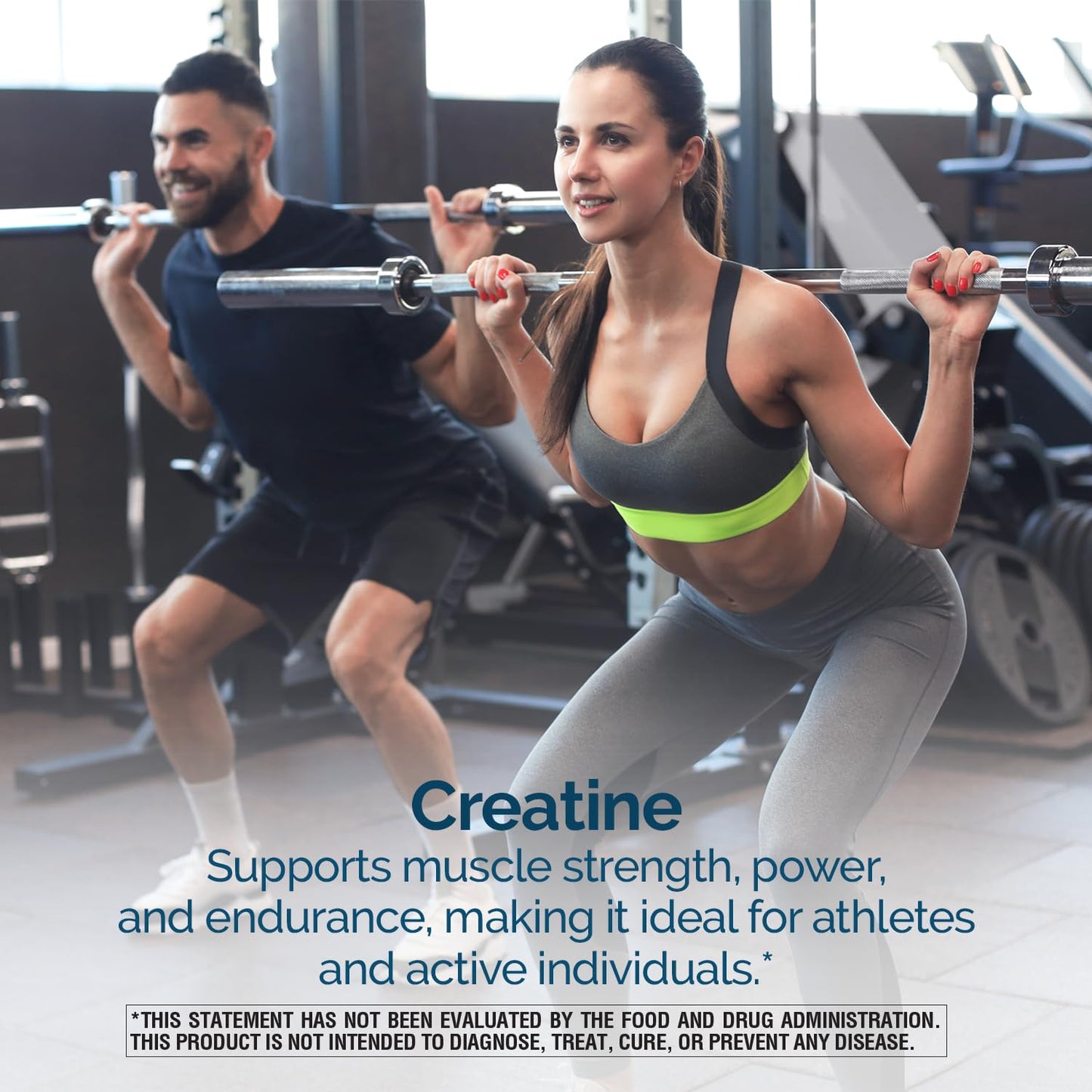 Nature's Wonder Micronized Creatine Monohydrate Powder 5g, Muscle Health, Muscle Energy Production, No Lactose, 5g of Micronized creatine Powder per Serving, 450G, 90 Servings