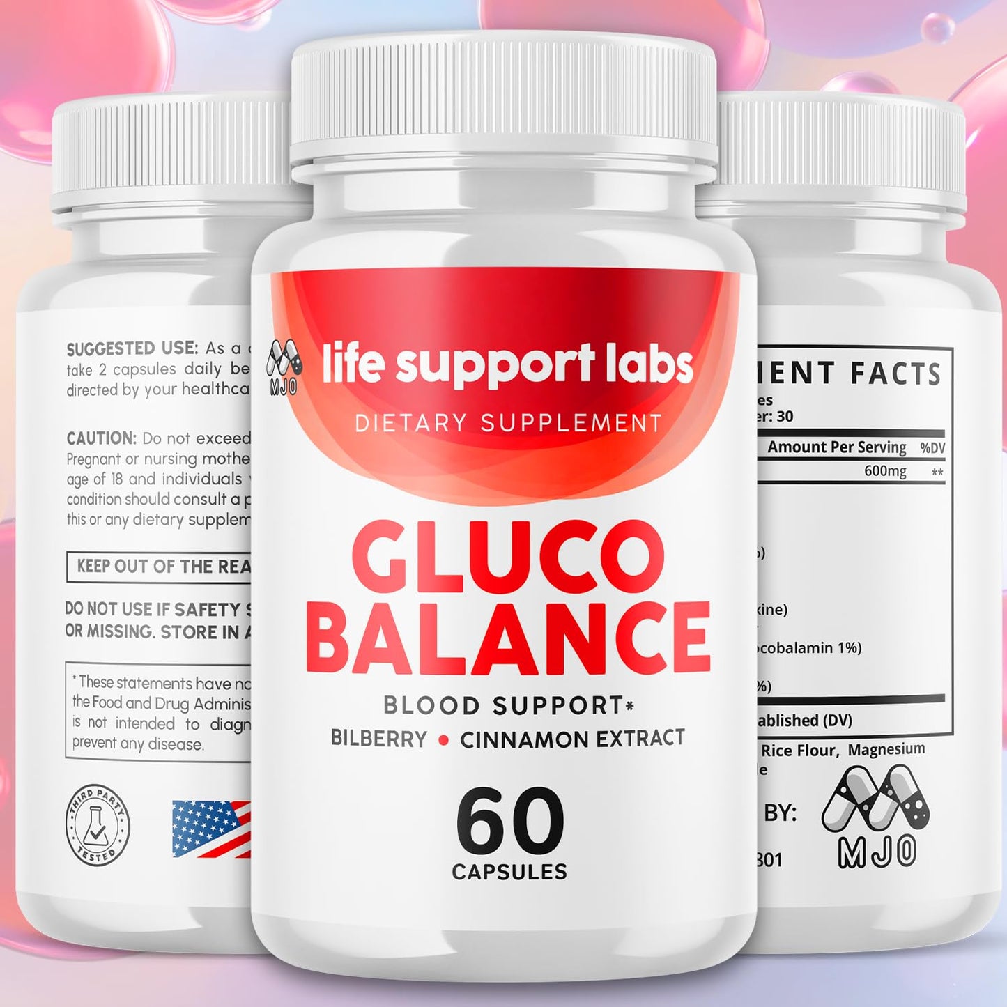 Life Support Labs Capsules, Official LifeSupportLabs Blood Health Pills with All Natural Ingredients, Life Support Labs Advanced Health & Wellness with Premium Vitamins for Women & Men (60 Capsules) MJOBuy Supplements Australia