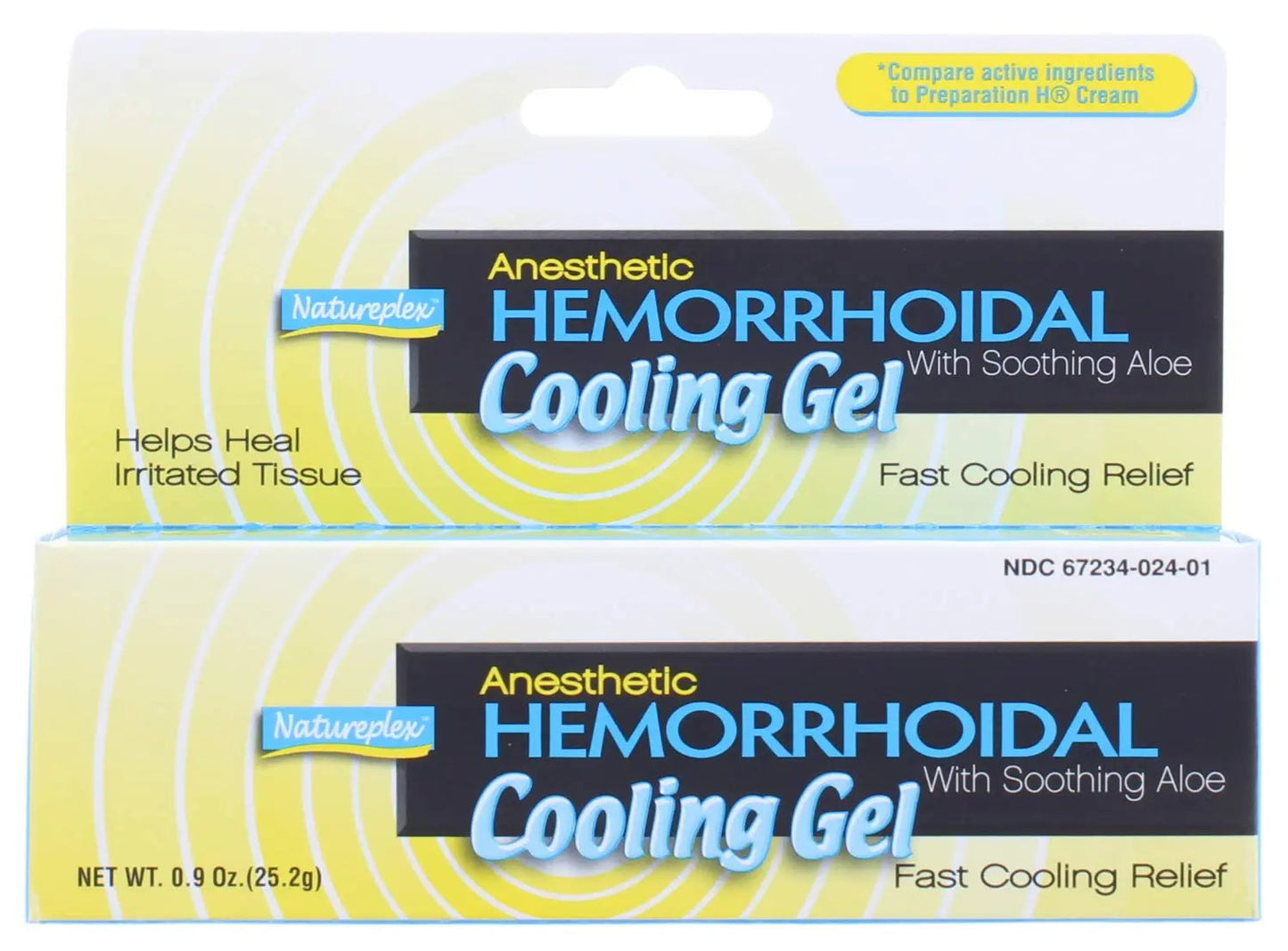 Natureplex Anesthetic Hemorrhoidal Cooling Gel 0.9 oz (2 Pack) – Witch Hazel & Phenylephrine, Soothing Aloe Formula for Temporary Itching, Burning & Swelling Relief - Made in USA NatureplexBuy Supplements Australia