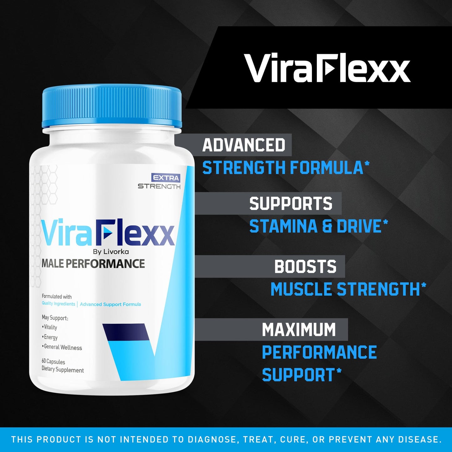 LIVORKA (3 Pack) ViraFlexx Capsules, ViraFlexx Advanced Support Formula Pills, Vira Flexx Pills (180 Capsules) LIVORKABuy Supplements Australia