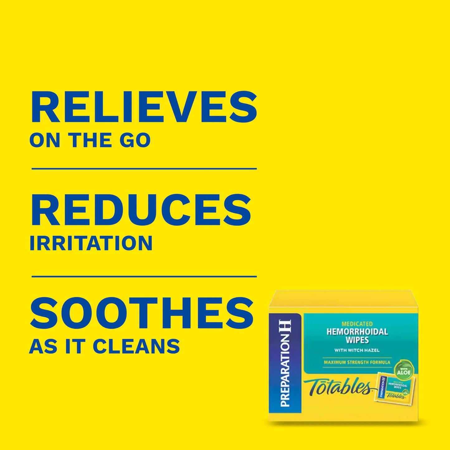 Preparation H Hemorrhoid Flushable Wipes with Witch Hazel for Skin Irritation Relief - 96 Count Preparation HBuy Supplements Australia