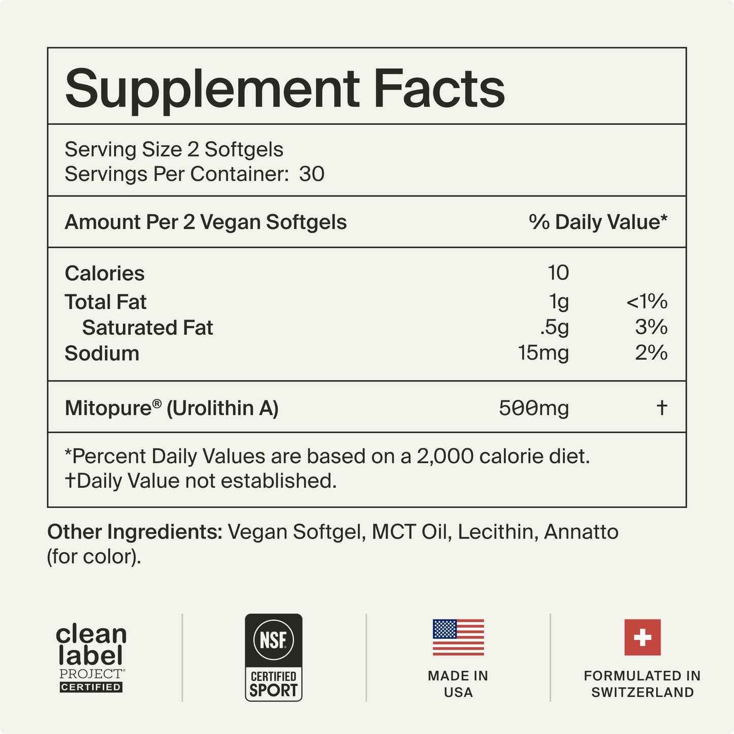 Timeline Mitopure Urolithin A Supplement Softgels - Clinically Proven Support for Healthy Aging and Cellular Renewal