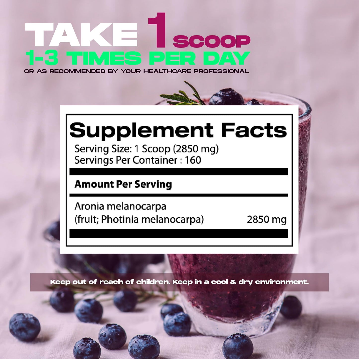Samsara Herbs Aronia Berry 20:1 Extract Powder (16oz/454g) - Antioxidant, Flavonoids and Polyphenols Supplement - High ORAC - Native American Berry - Improved Wellbeing Samsara HerbsBuy Supplements Australia