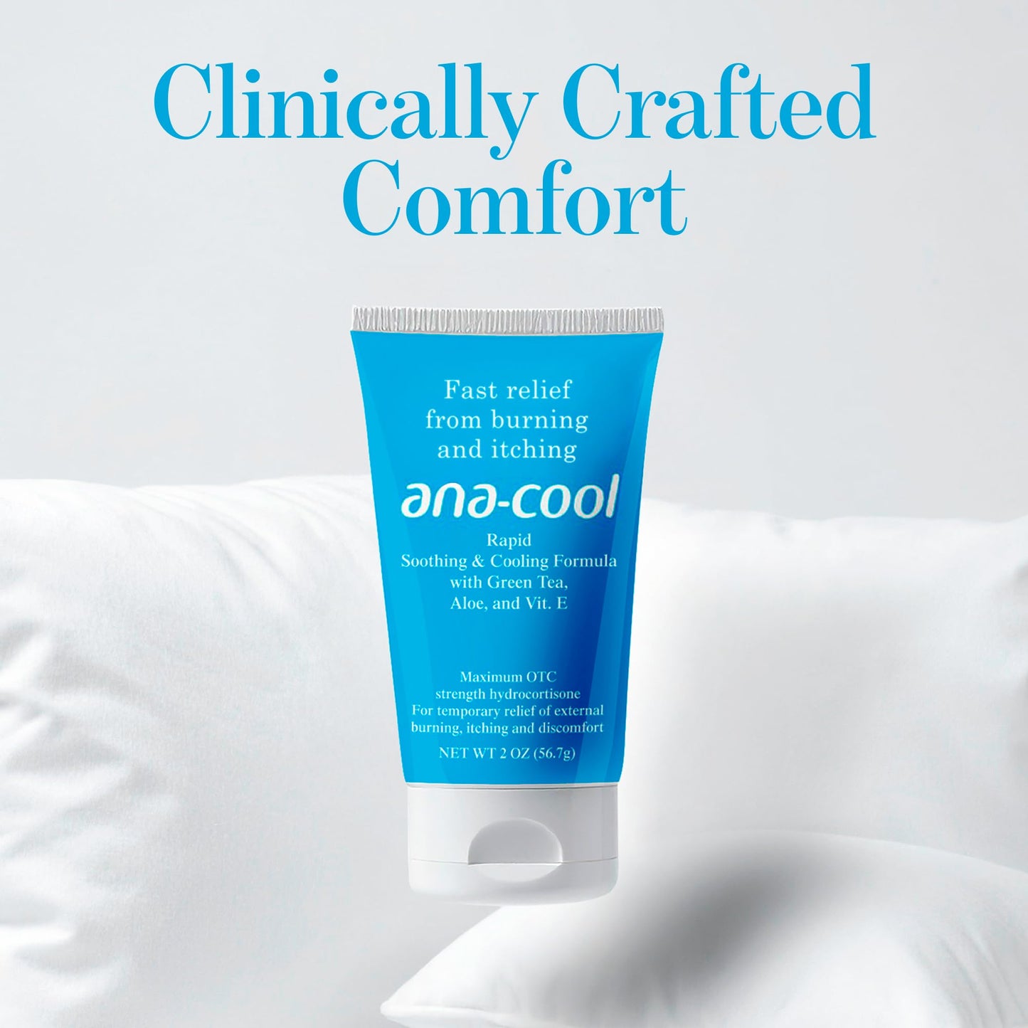 Ana-Cool Herbal Hemorrhoid Relief Cream - Fast Soothing for Bug Bites, Rashes, Irritations & More - 1% Hydrocortisone with Witch Hazel, Aloe & Vitamin E - Physician-Developed, 2 oz Tube Ana-CoolBuy Supplements Australia