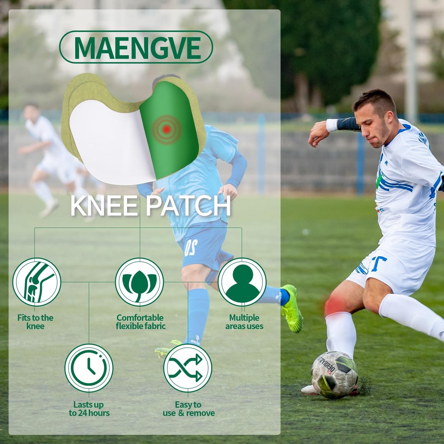 Knee Patch 72 Pcs, for The Relief of Muscle Pain in Joints, Neck and Shoulders, Long-Lasting Warm Knee Patches MaengveBuy Supplements Australia