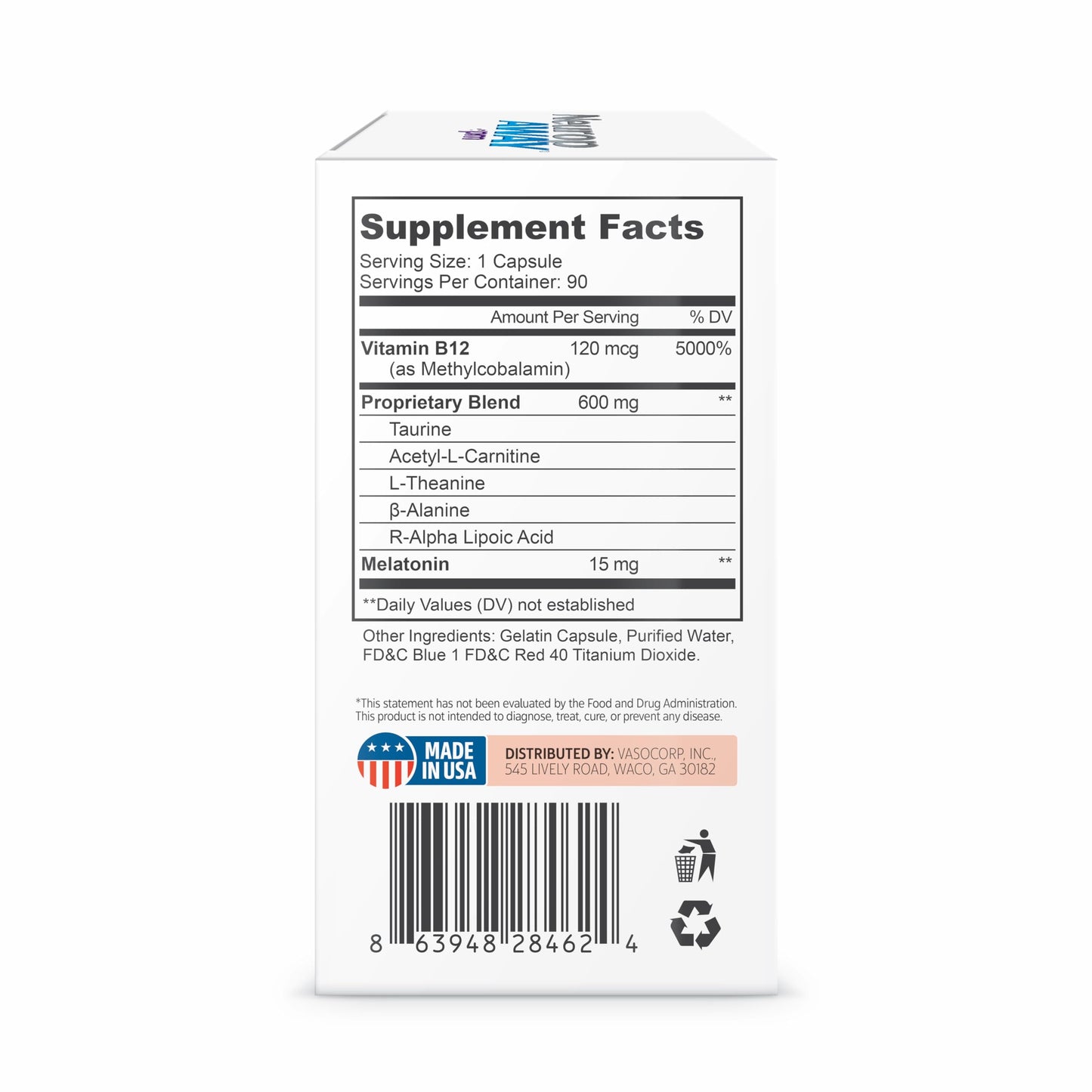 NeuropAWAY Nerve Support PM, with R-Alpha Lipoic Acid to Help Provide Nerve Relief in as Little as 5 Days, Acetyl-L-Carnitine, Theanine, Melatonin, and Methylcobalamin, 90 Capsules NeuropAWAYBuy Supplements Australia