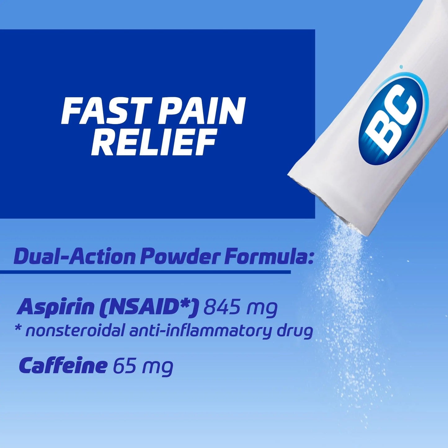 BC Powder | Fast Pain Relief | Arthritis | Aspirin (NSAID) & Caffeine | 50 Count and BC Powder | Fast Pain Relief | Aspirin (NSAID) & Caffeine | 50 Count (10042037103993) BCBuy Supplements Australia