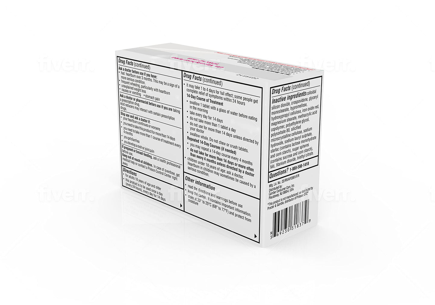 Camber Omeprazole 20mg Delayed-Release Tablets, Heartburn and Acid Reducer Reflux Medicine (42 Count) CAMBER PHARMACEUTICALS, INC buy supplements Au