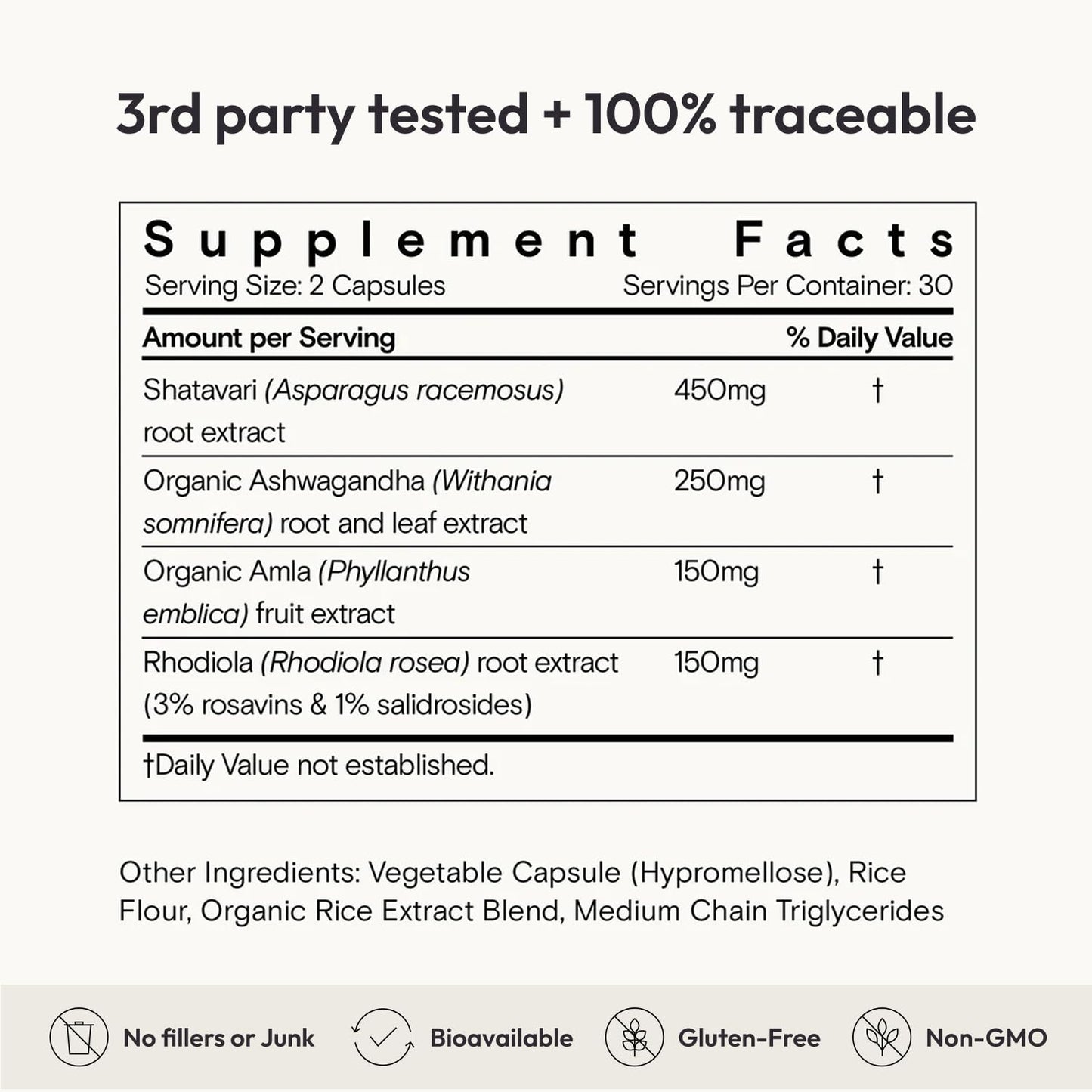 Moon Juice SuperYou Ashwagandha Supplements with Rhodiola, Shatavari & Amla - Cortisol Reducer for Energy, Mood, Focus and Stress Support, Vegan, Non-GMO & 100% Traceable, 60 Capsules, 30 Servings Moon Juice buy supplements Au
