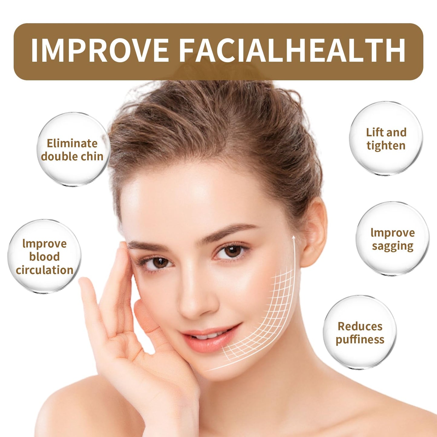 LEPIAOPIAO Upgrade Lymphatic Contour Face Brush,Lymphatic Drainage Brush,Dry Lymphatic Drainage Massager,Ergonomically Designed to Fit The Skin Precisely LEPIAOPIAO buy supplements Au