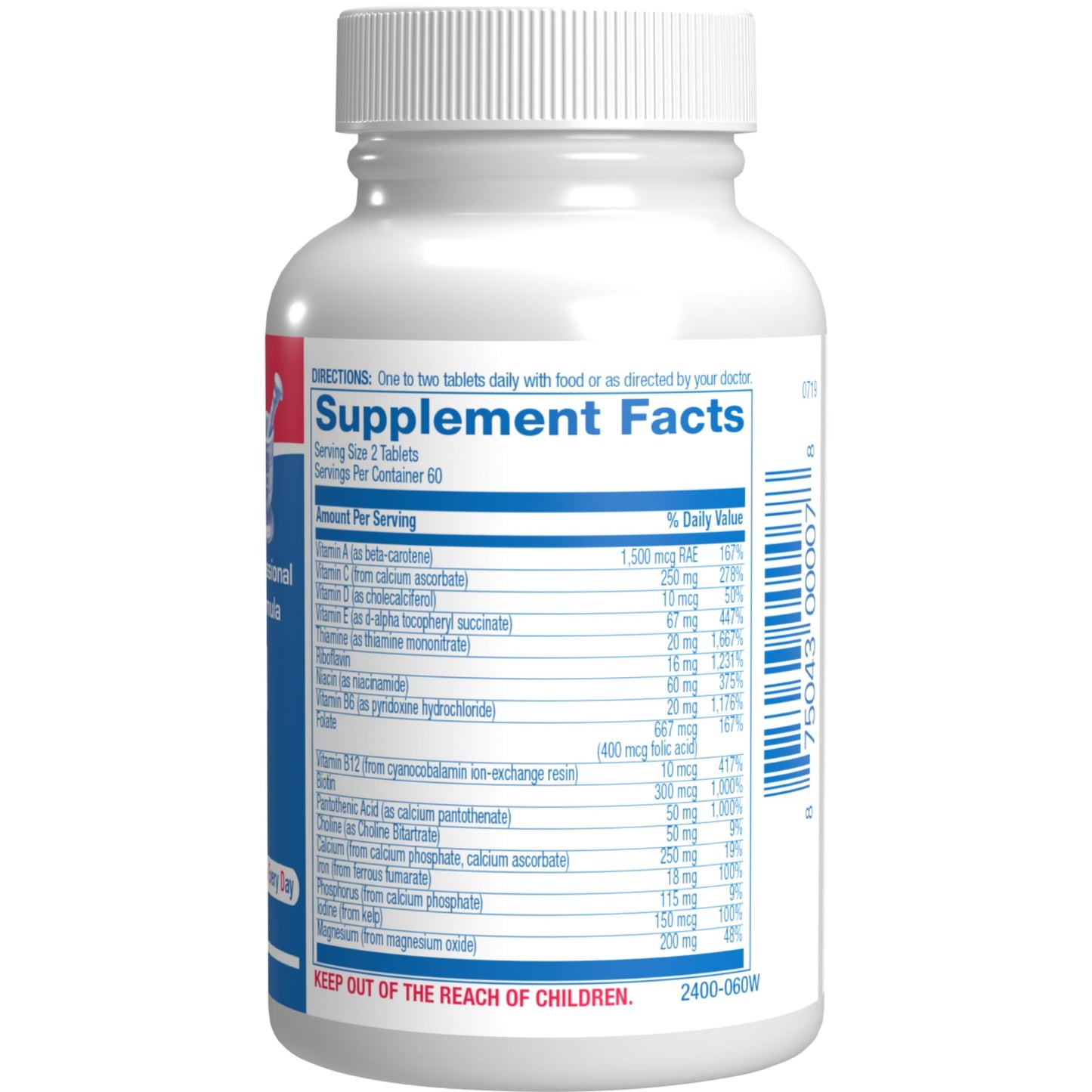 30-In-1 Adult Multivitamin with Iron - Antioxidant Rich Over 50 Multivitamin for Women and Men with Vitamins A C D E B Complex Zinc Magnesium Myo Inositol Citrus Bioflavonoids & More - 1 Month Supply Anabolic LaboratoriesBuy Supplements Australia