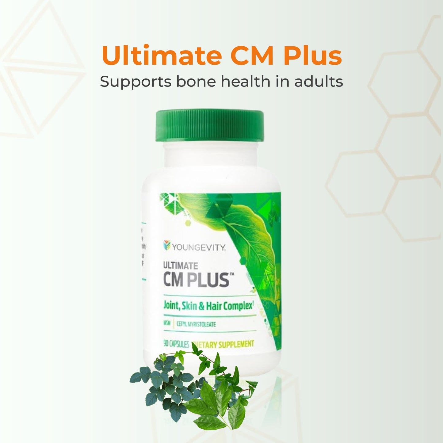 Youngevity Ultimate CM Plus™ - Patented Bone Health Supplement MSM & Cetyl Myristoleate - Muscle and Bone Health Complex - (90 Capsules) YoungevityBuy Supplements Australia