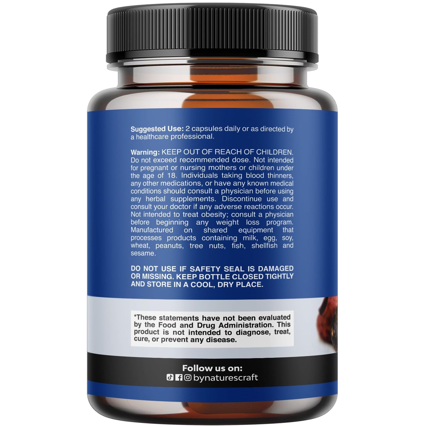 Potent Black Maca Root Capsules for Men - Herbal Wellness Supplement with Siberian Ginseng Ashwagandha and Black Maca Root - Men’s Wellness Supplement to Support General Health - 120 Count Natures CraftBuy Supplements Australia
