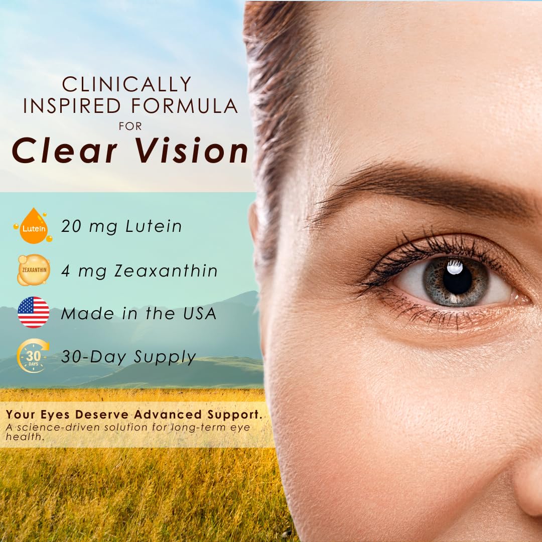 Clearsight AREDS Advanced+ Eye Health Vitamins | Lutein, Zeaxanthin, Vitamin E, Vitamin C | Blue Light & Vision Support | Eye Vitamins for Macular Health Clearsight buy supplements Au