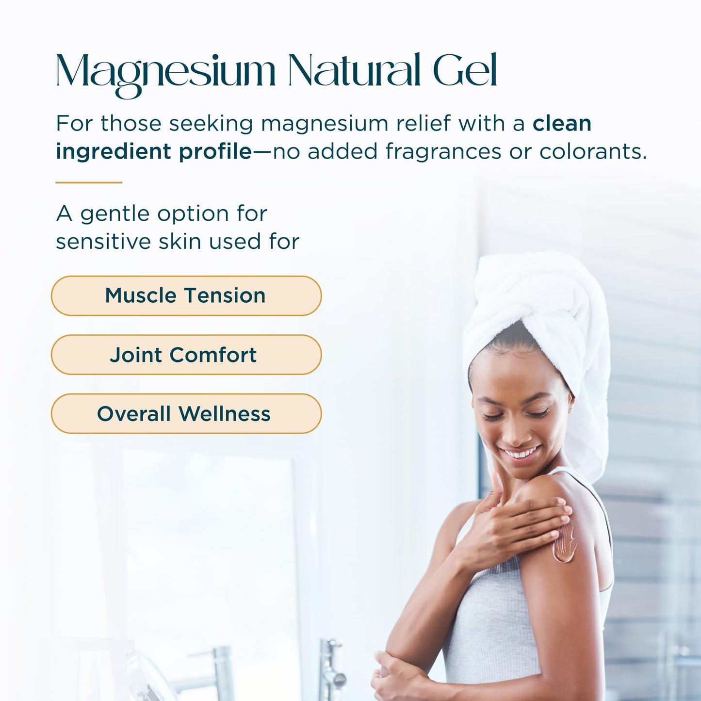 Abundant Natural Health MAG I.C. Magnesium Gel with Cucumber Stem Cells - Fast Muscle Relief, Soothing, Stingless, Safe for Sensitive Skin, Fragrance-Free, 200mL Abundant Natural HealthBuy Supplements Australia
