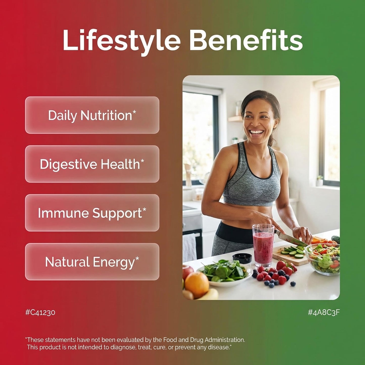 Clean Nutraceuticals Fruits and Veggies Supplement Reds & Green Superfood - Balance of Over 70 Fruit & Vegetable Supplements Capsules with Probiotics Prebiotics Digestive Enzymes - 120 Ct USA Clean NutraceuticalsBuy Supplements Australia