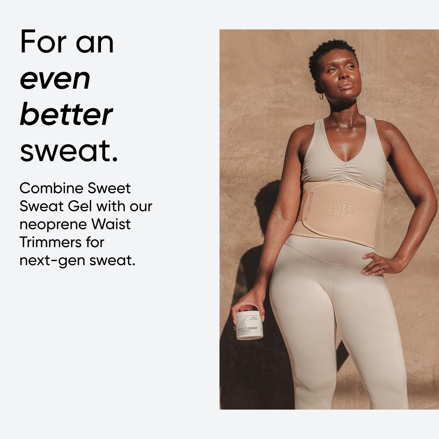 Sports Research Sweet Sweat Coconut Workout Enhancer Gel - Maximize Your Exercise & Sweat Faster - 13.5oz Jar Sports Research buy supplements Au