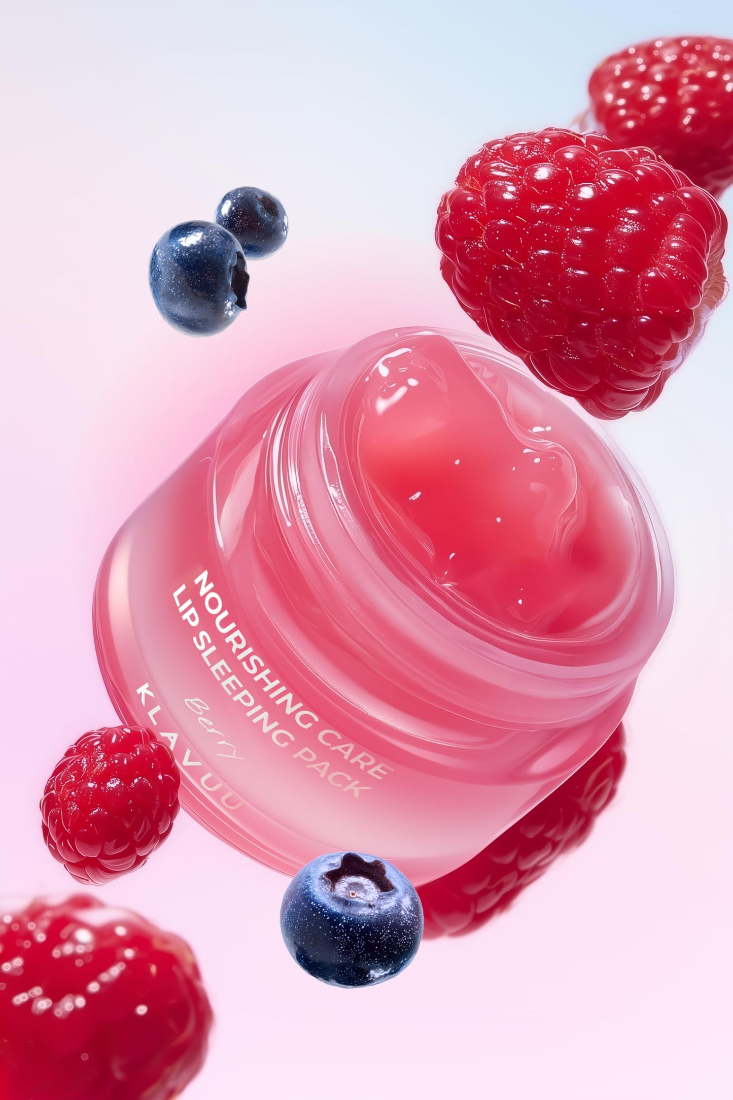 Klavuu Lip Mask Sleeping Pack (0.7oz) – Overnight Deep Hydrating Korean Lip Balm Treatment for Very Dry, Chapped Lips | Lip Lightening & Plumping with Instant Hydration | Gentle Exfoliating (Berry) KLAVUUBuy Supplements Australia
