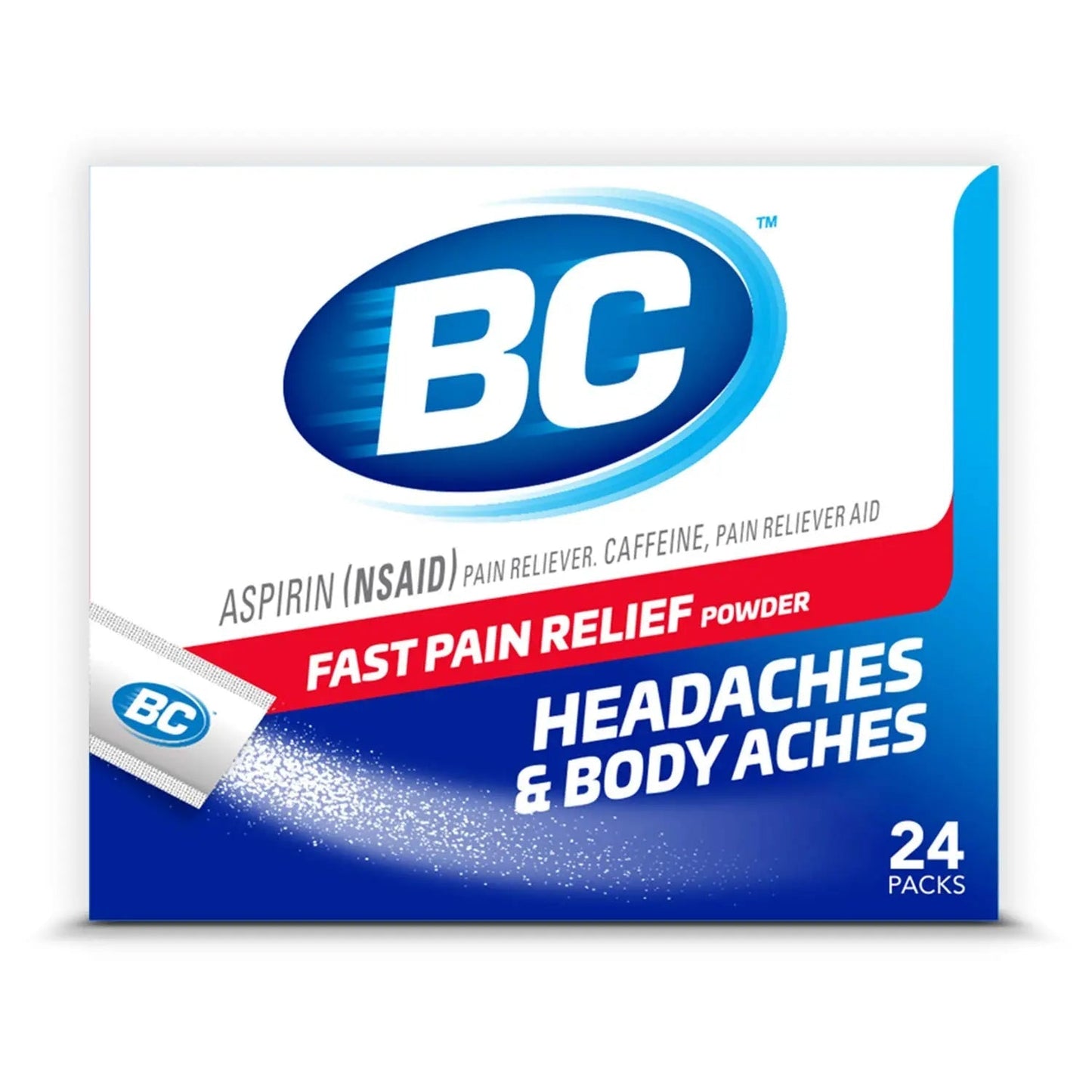 BC Powder Original Strength Pain Reliever, Aspirin Dissolve Packs, 24 Count (2 Pack) BCBuy Supplements Australia