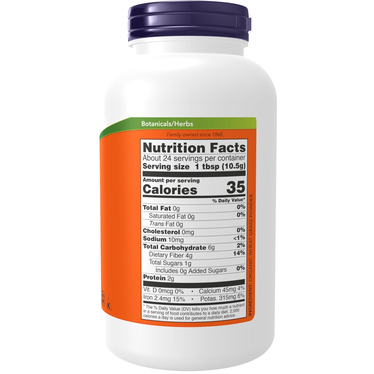 NOW Foods Supplements, Certified Organic and Non-GMO, Wheat Grass Powder, Green Superfood, 9-Ounce NOW FoodsBuy Supplements Australia