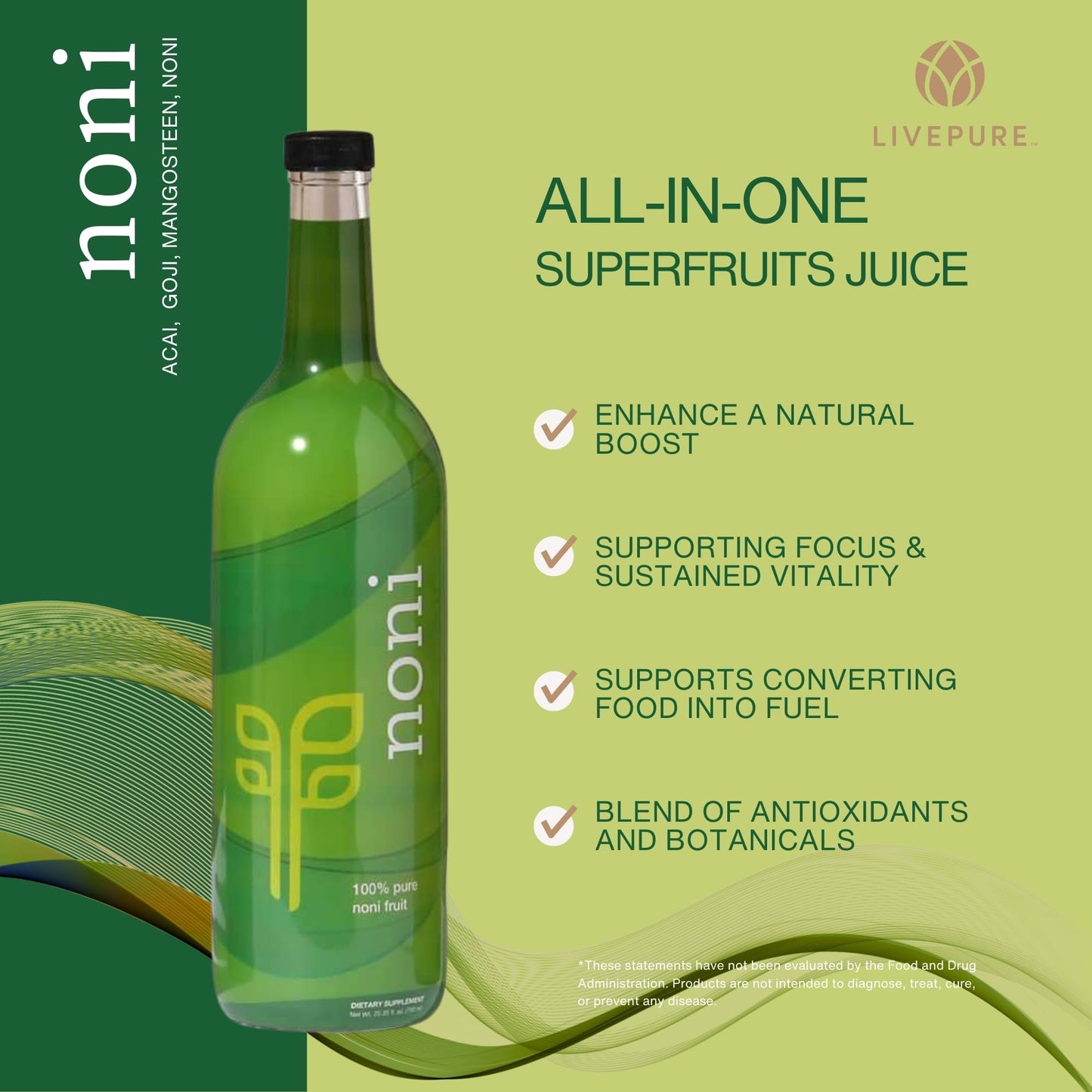 PURE Noni (750ml) - Tropical Tradition for Immune Support and Healthy Living Morinda Citrifolia - No Additives, No Fillers. Unleash The Antioxidant Power, Minerals, and Vitamins of Noni. PUREBuy Supplements Australia
