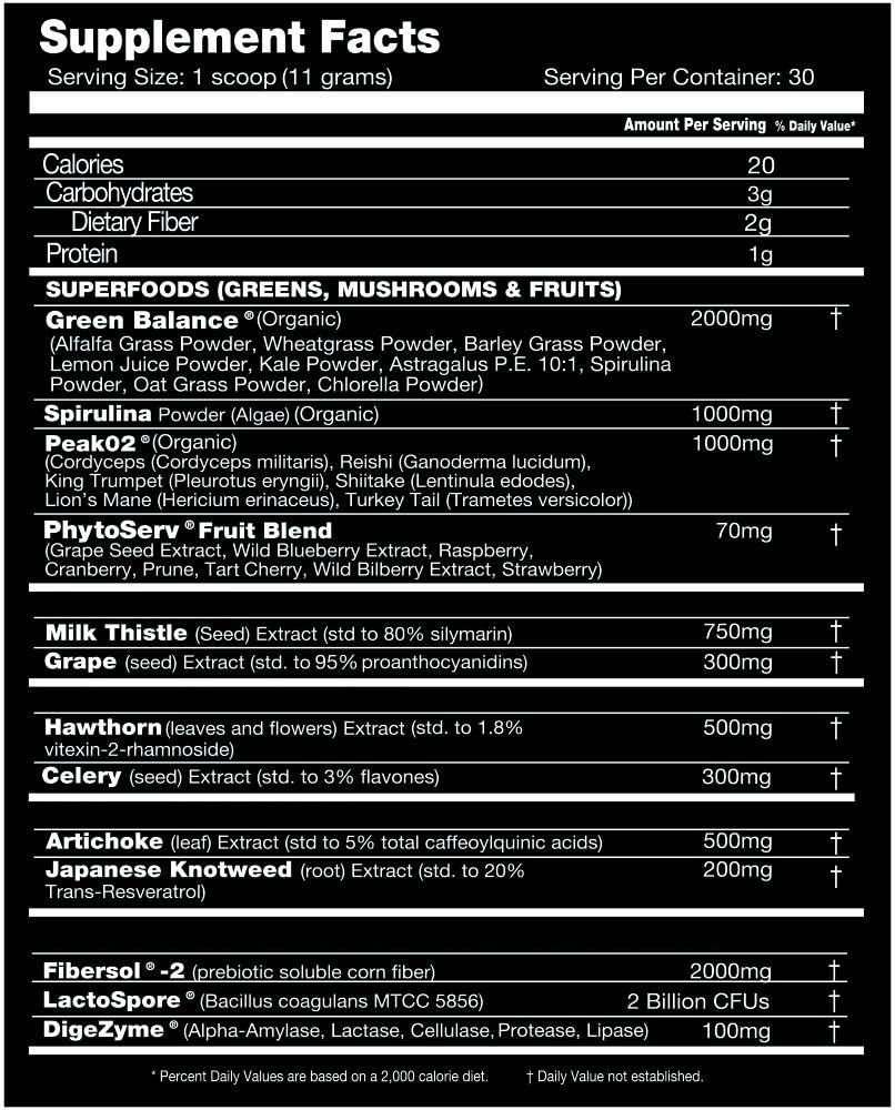 Performax Labs PhytoactivMax Active Greens Powder Wellness and Performance Matrix | Phytonutrients – Overall Health | 30 Servings (Strawberry Pineapple) Performax Labs buy supplements Au