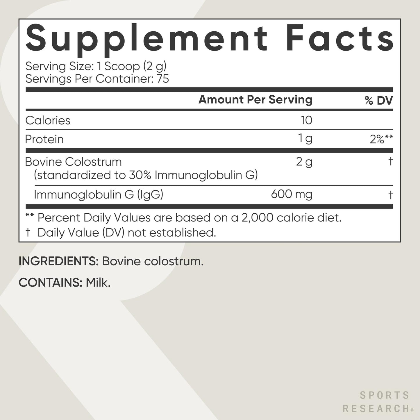 Sports Research® Gut Health Pack - Daily Probiotics w/Lacto & Bifido Probiotic Strains (60 Billion CFU) and U.S. Sourced Bovine Colostrum Powder w/IgG Antibodies for Gut Health & Digestive Support Sports Research buy supplements Au