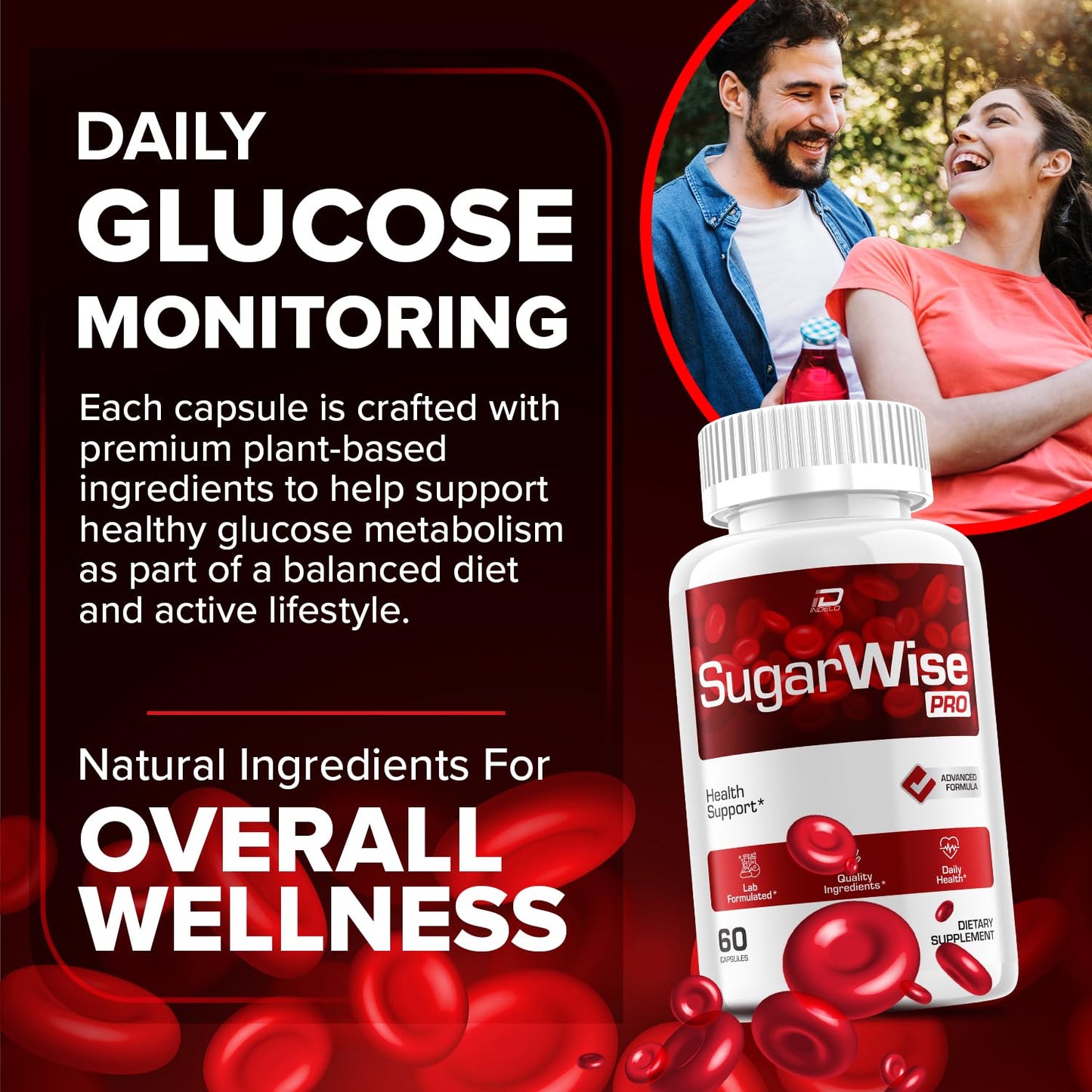 SugarWise Capsules – SugarWise Pro Natural Blend Daily Health Vitamins Supplement (5 Pack - 300 Capsules) IndeloBuy Supplements Australia
