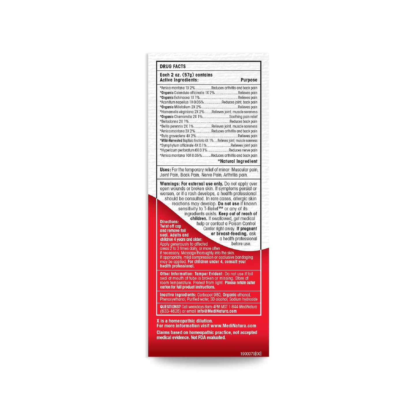 MediNatura T-Relief Extra Strength Discomfort Relief Gel-Extra-Strength Arnica Gel for Fast-Acting Relief-Supports Mobility & Body Aches-Homeopathic & Plant-Based-Paraben-Free-Non-Sticky - 2 oz MediNaturaBuy Supplements Australia