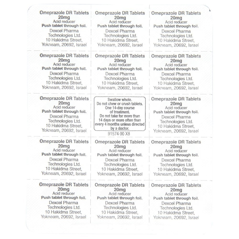 GoodSense Omeprazole Delayed Release Tablets, 20 mg, Acid Reducer for Heartburn, 42 Count GoodSense buy supplements Au
