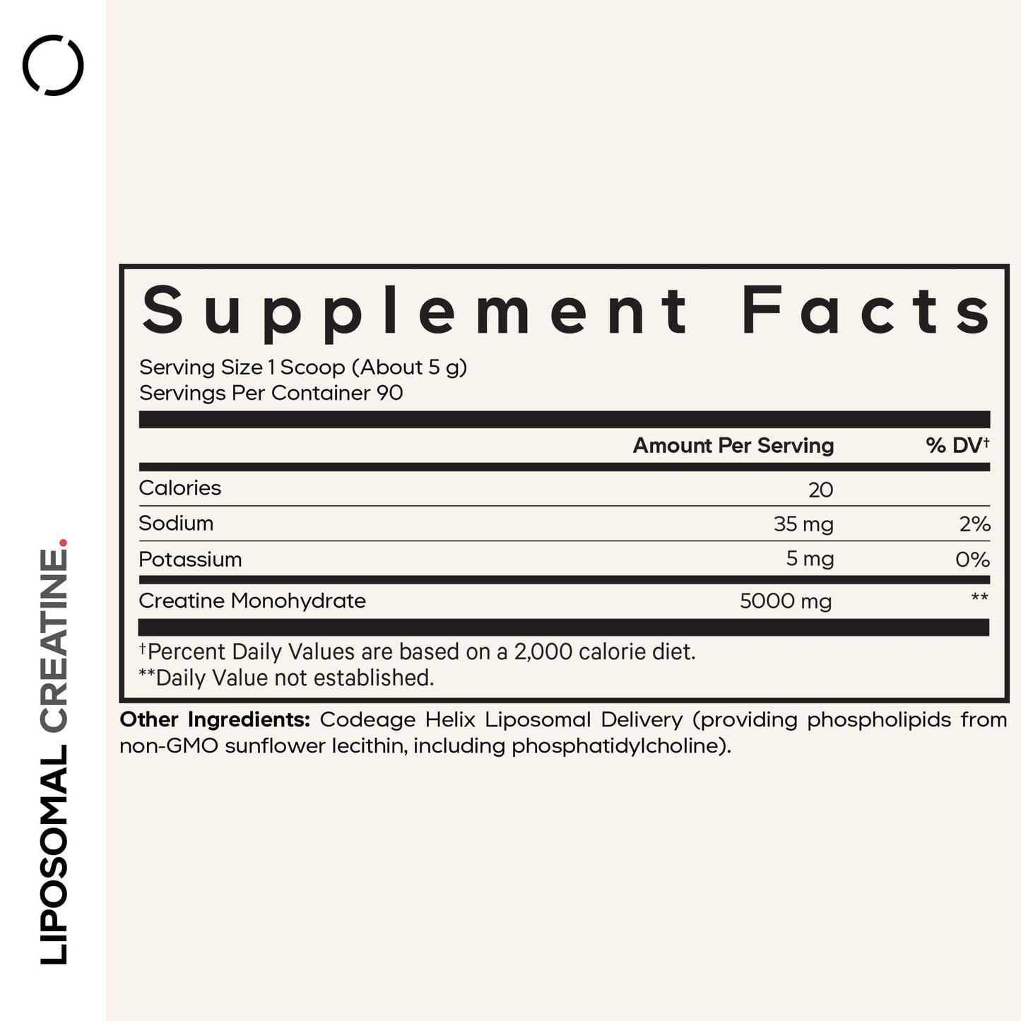 Codeage Liposomal Creatine Powder Supplement - 3-Month Supply - 5000mg Creatine Monohydrate Pre Workout & Post Workouts - Unflavored Creatine, Pure Creatine Powder, Creatinine for Sports - 90 Servings CodeageBuy Supplements Australia