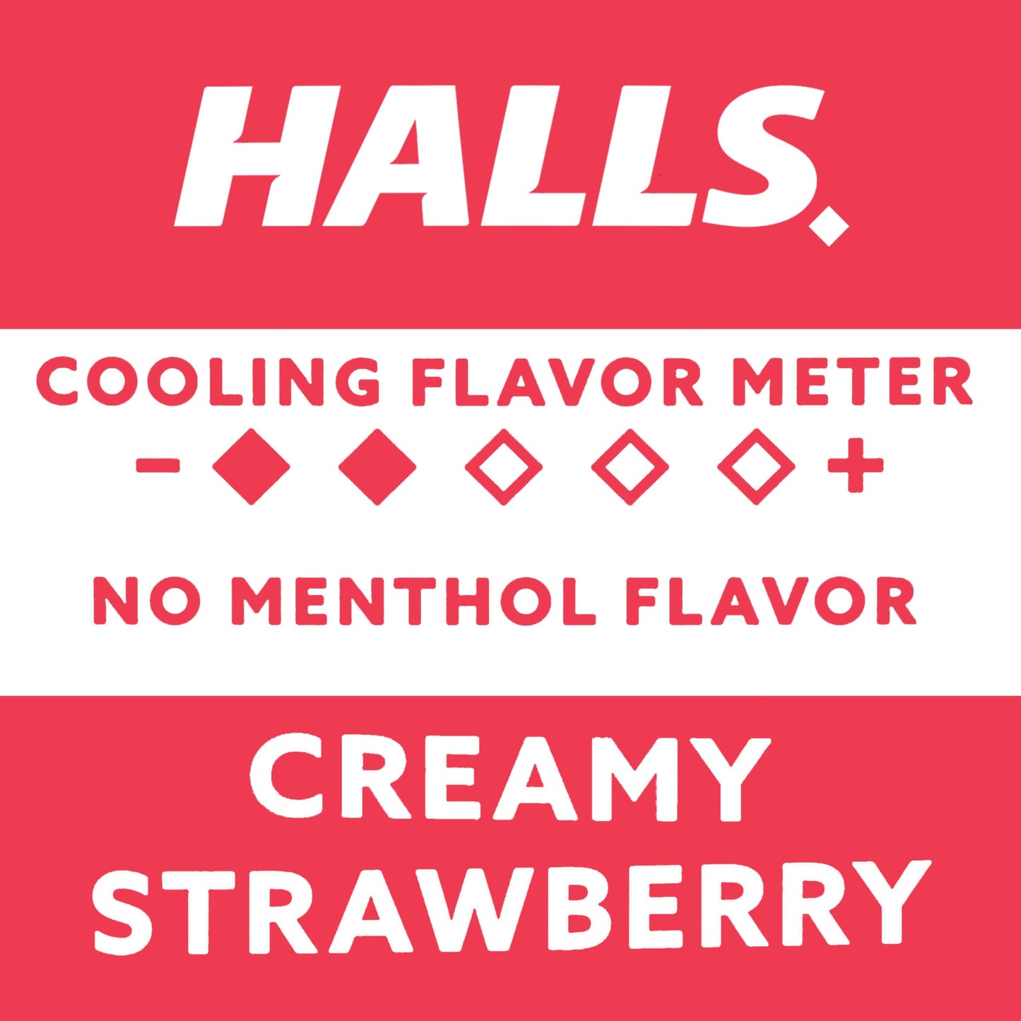 HALLS Throat Soothing Creamy Strawberry Throat Drops, 70 Drops HALLS buy supplements Au