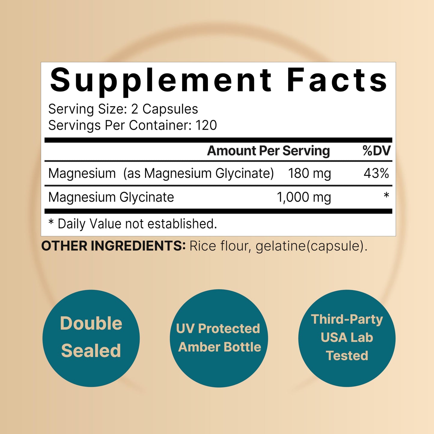 NatureBell Magnesium Glycinate 1,000mg, 240 Capsules | 500mg per Capsule | 100% Chelated & Purified | Sleep, Muscle & Nerve Support | Non-GMO, Gluten-Free NatureBellBuy Supplements Australia