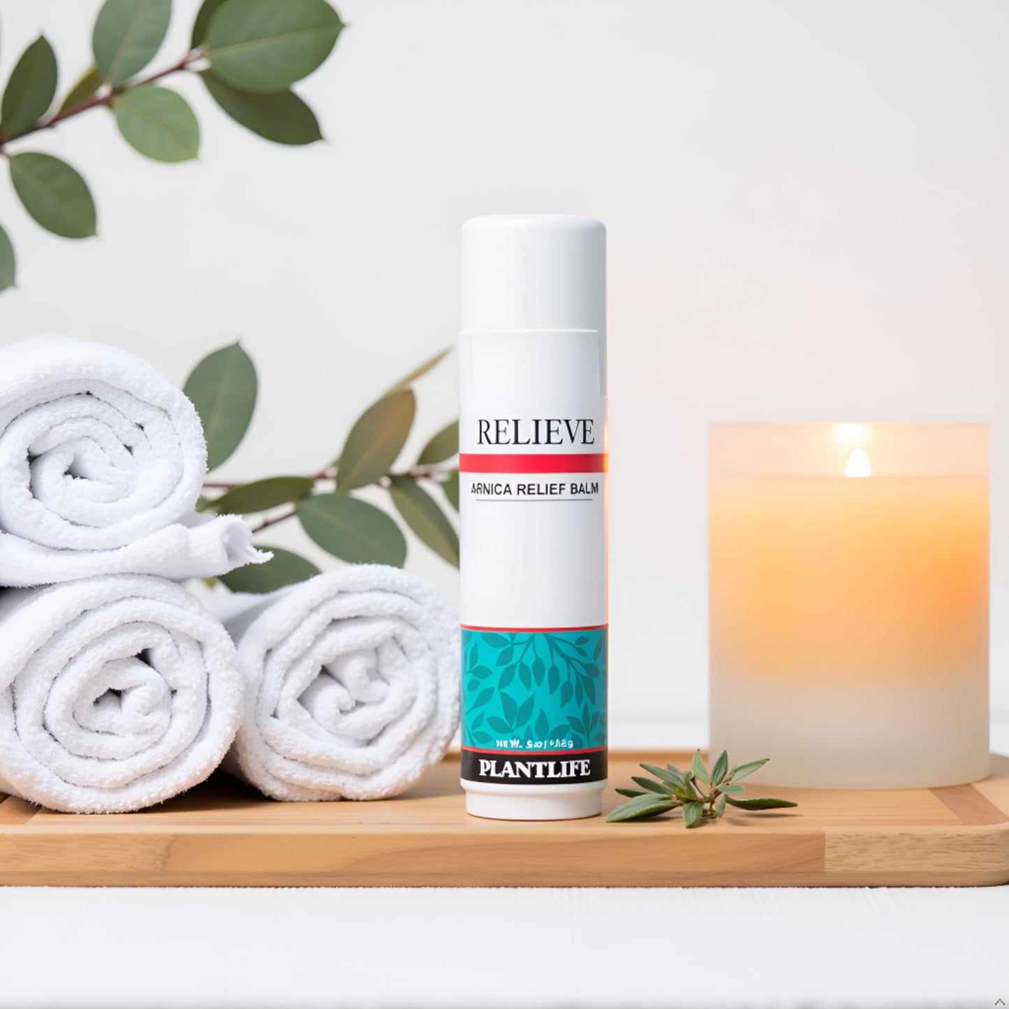 Plantlife Arnica Relieve Balm - Made with Arnica and 100% Pure Essential Oils - Relieve Products are a Homeopathic Solution for Everyday Use - Works Quickly and Effectively - Made in California PlantlifeBuy Supplements Australia