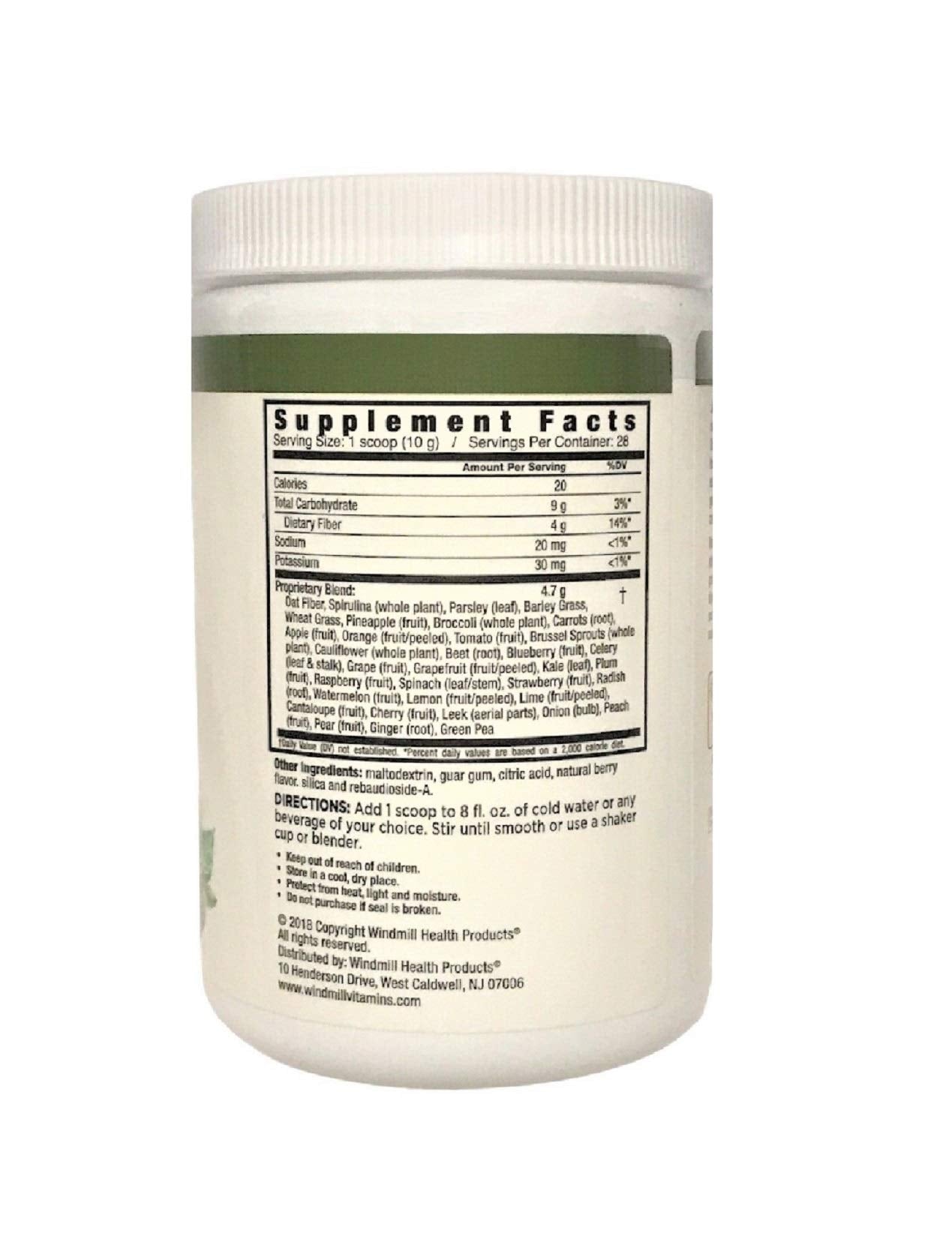 Nutrition Works Greens Powder Greens & Superfoods - Berry Flavor - 9.88 Oz (20 Servings) Nutrition Works buy supplements Au
