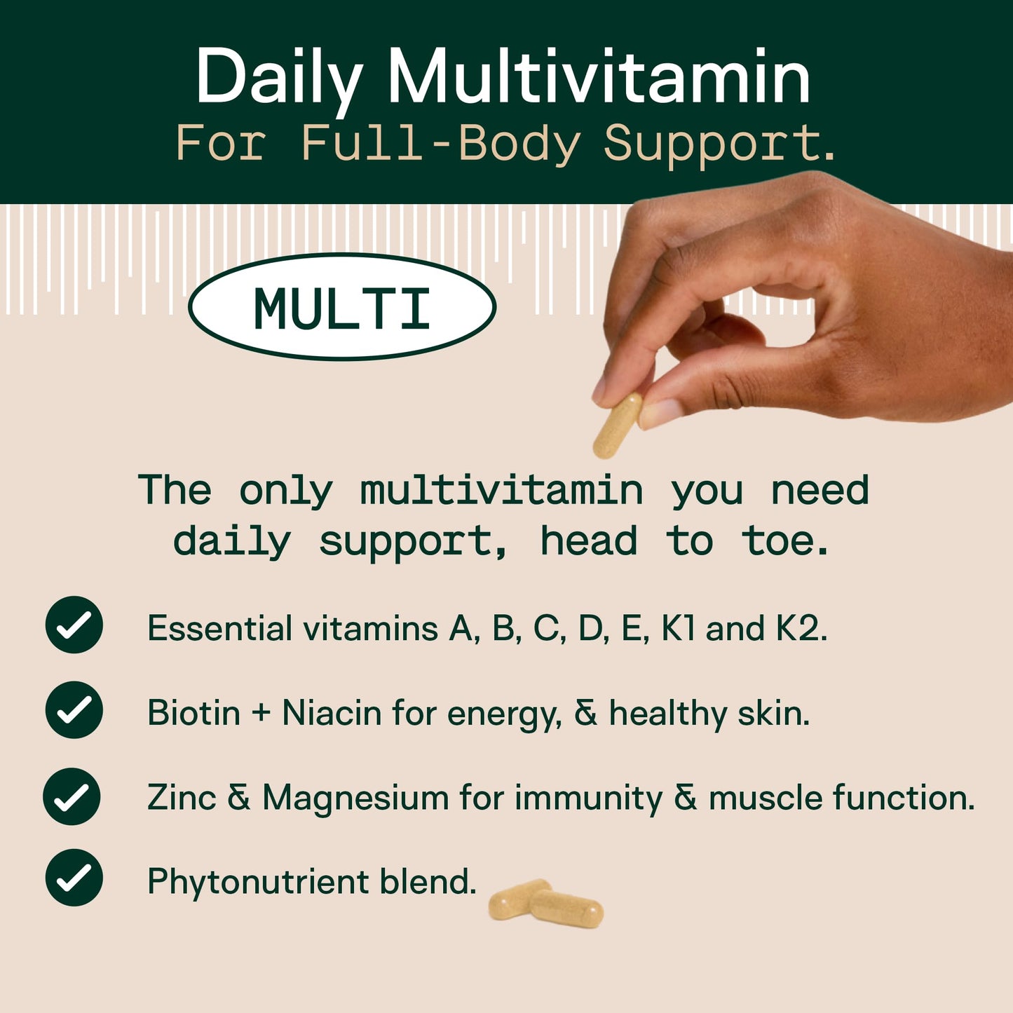 Adapt Naturals Multivitamin for Women & Men, Bioavailable Easy-to-Absorb Multivitamin Daily Supplement with Biotin, Niacin, Vitamin A, B, C, D, E, K1, Zinc, Magnesium - Immune Support - 30 Day Supply ADAPT NATURALS BY CHRIS KRESSERBuy Supplements Australia