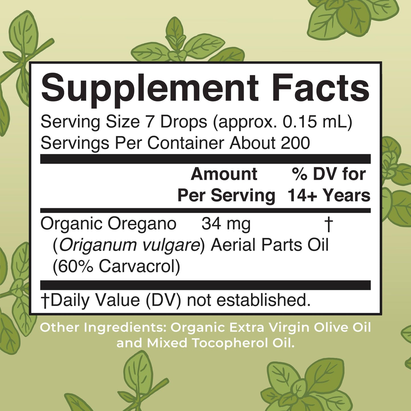 MaryRuth Organics Oregano Oil Drops | 6 Month Supply | USDA Organic Oil of Oregano Liquid | Herbal Blend for Immune Support | Digestive Health | Overall Health
