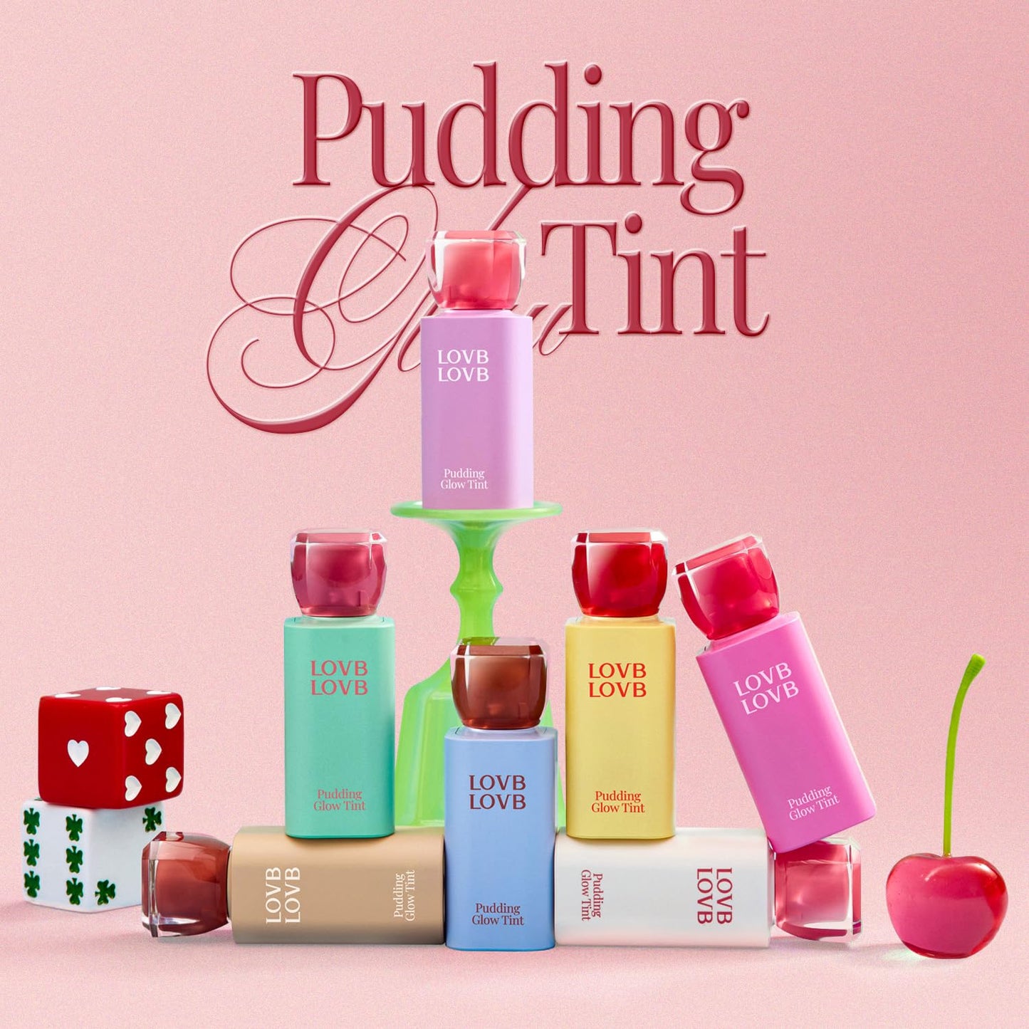 LOVB LOVB Pudding Glow Korean Lip Tint | Natural Lip Stain | Gloss to Stain | Long-Lasting & Non-Sticky | Lightweight Lip Tint | 0.14 oz. (04 SUNSET BEIGE) LOVB LOVBBuy Supplements Australia