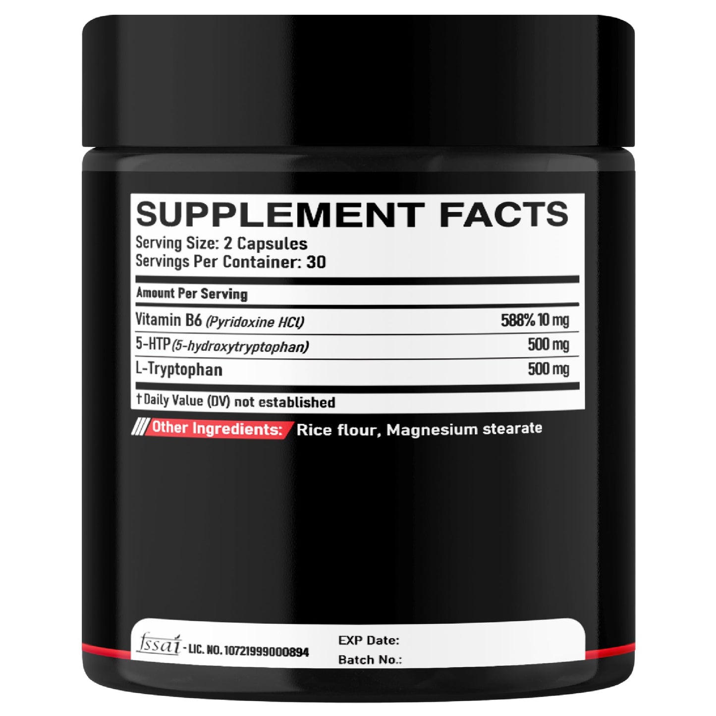 DEDICAD 5 HTP Supplement 1010mg - 60 Capsules - 3in1 Combined with Vitamin B6, L-Tryptophan - Comfortable Mood, Brain Health, Body Management & Immune System Support DEDICAD buy supplements Au