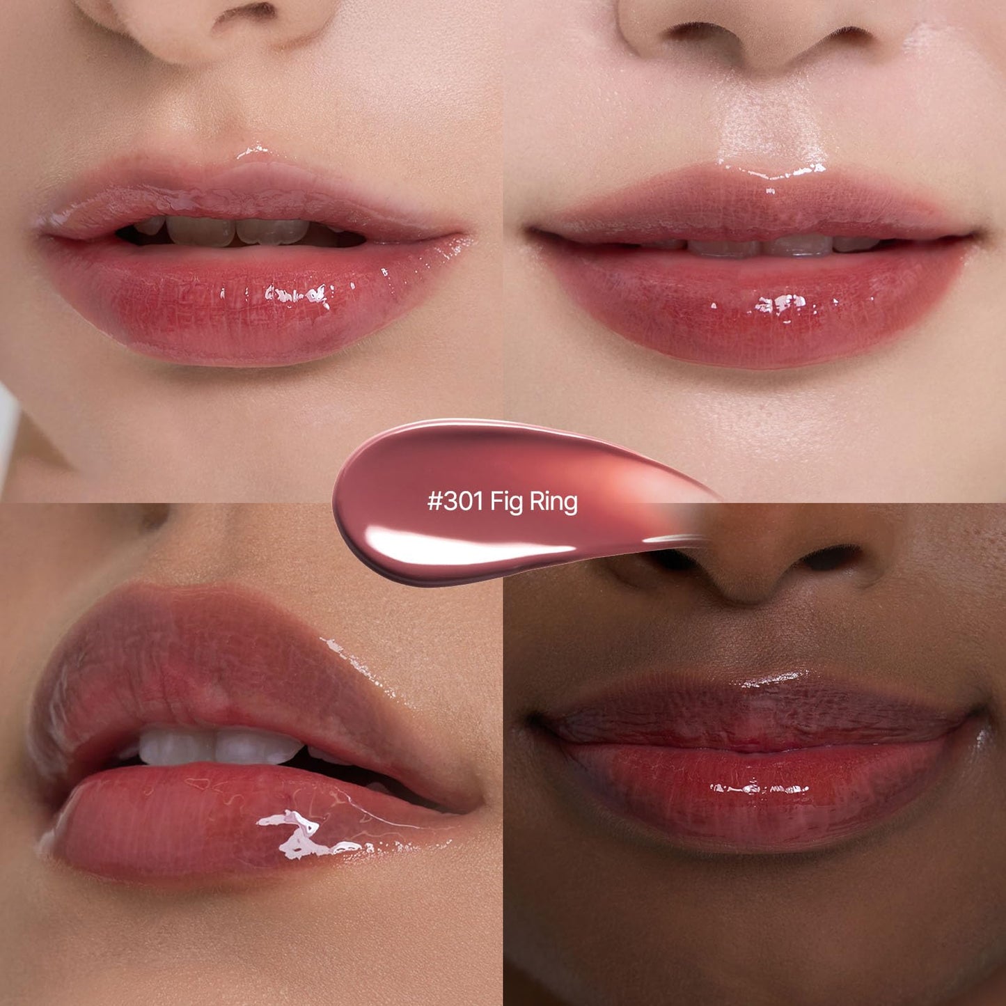 Laka Jelling Nude Gloss, Sheer Hydrating Lip Oil with No Stain, Non-Sticky, Nourishing Gloss for a Glowy Look, K-Beauty (#301 Figring, 1.9g/0.07oz) LakaBuy Supplements Australia