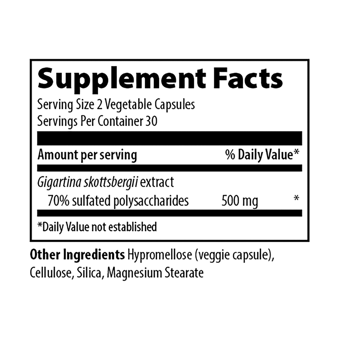 Vibrant Health, Gigartina Red Marine Algae, Plant-Based Immune Support, 60 Capsules Vibrant HealthBuy Supplements Australia