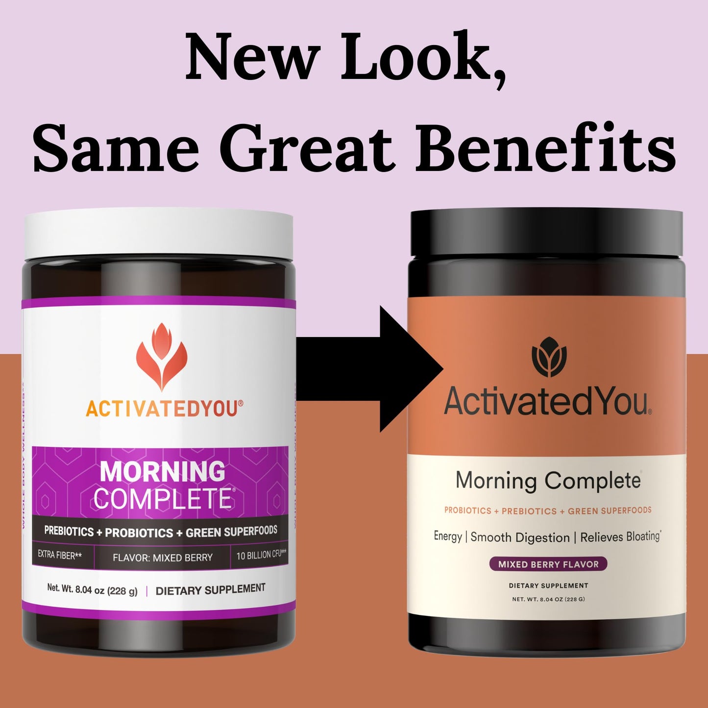 ACTIVATEDYOU Morning Complete Super Greens Powder Drink Mix - Gut Health Boost with Prebiotics, Probiotics, & Antioxidants - 10 Billion CFUs, Mixed Berry Flavor - Greens Superfood Powder - 3 Pack ACTIVATEDYOUBuy Supplements Australia
